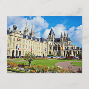 Abbaye Aux Hommes, Caen, Calvados, Normandy, Franc Briefkaart
