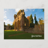 Abbaye de Dryburgh, carte postale d'Écosse (Devant)