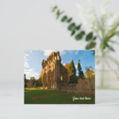Abbaye de Dryburgh, carte postale d'Écosse (Debout devant)