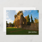Abbaye de Dryburgh, carte postale d'Écosse (Devant / Derrière)