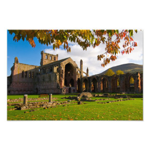 Abbaye de Melrose, Écosse Photographie