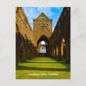 Abbaye de Sweetheart, carte postale d'Écosse (Devant)