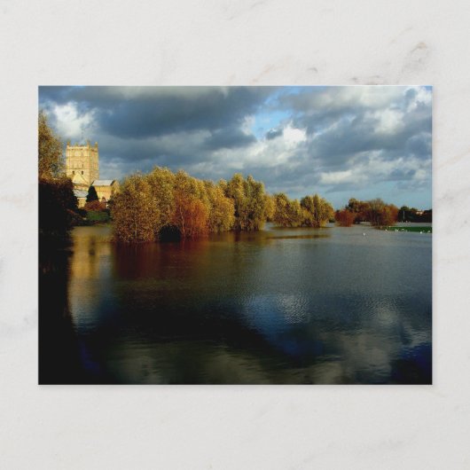 Abbaye de Tewkesbury, Angleterre, carte postale (Devant)
