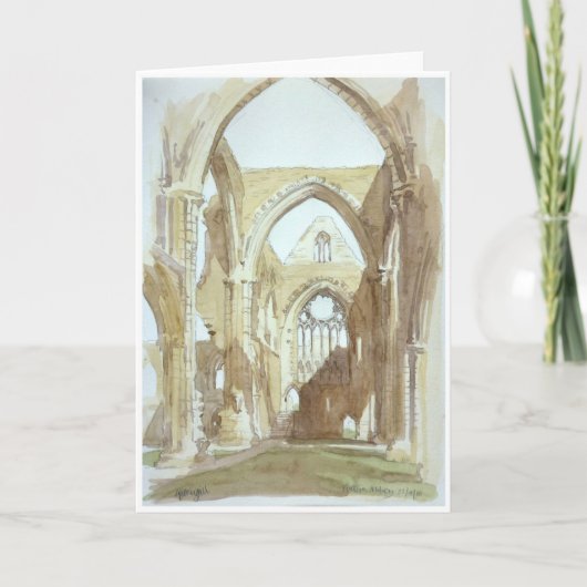 Abbaye de Tintern - carte de voeux (Devant)