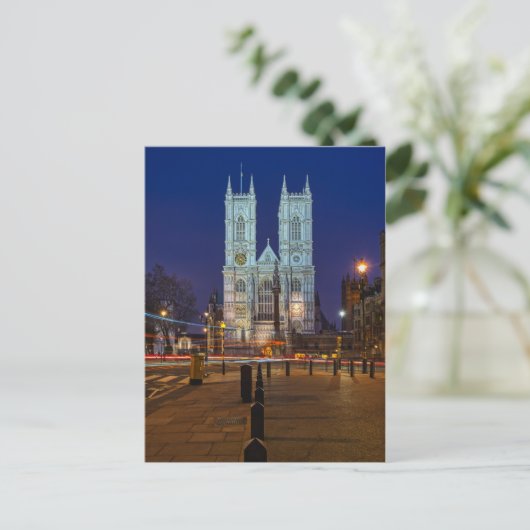 Abbaye de Westminster, Londres Carte postale brita (Debout devant)
