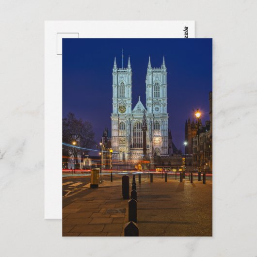 Abbaye de Westminster, Londres Carte postale brita (Devant / Derrière)