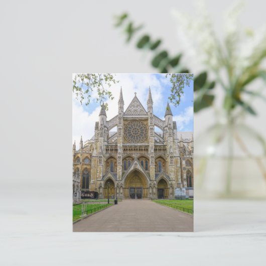 Abbaye de Westminster, Londres Carte postale brita (Debout devant)