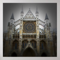 Abbaye de Westminster - Londres - Poster Carré