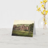 Abbaye melrose, carte de note de l'Ecosse (Fleur jaune)