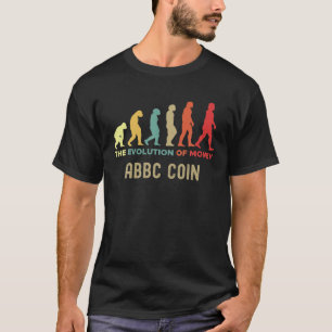 ABBC-muntcrypto-evolutie geldautomaat T-shirt