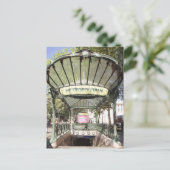 Abbesses Metro, Montmartre, Parijs Briefkaart (Staand voorkant)