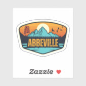 Abbeville, Alabama Sticker (Vel)