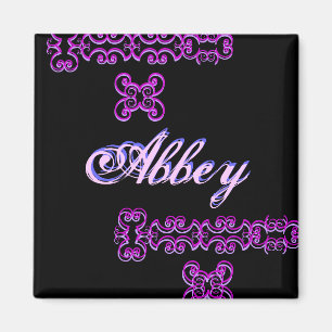 Abbey Designer Name Magnet Magneet