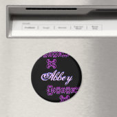 Abbey Designer Name Magnet Magneet (Insitu (Vaatwasser))
