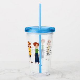 Abbey en Sam Acrylic Tumbler Acryl Drinkbeker