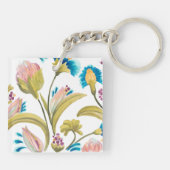 Abbey Floral Tegels - Spring Flowers Sleutelhanger (Achterkant)