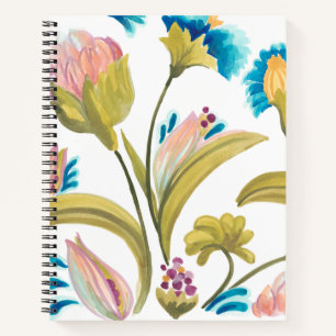 Abbey Floral Tiles - Lentbloemen Notitieboek
