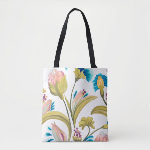 Abbey Floral Tiles - Spring Flowers Draagtas
