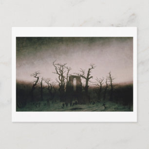 Abbey in de Oakwood, 1810 Briefkaart