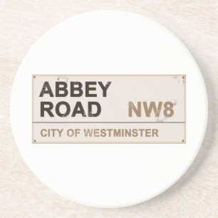 Abbey Road London England - Zandsteen Onderzetter