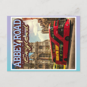 ABBEY ROAD LONDON - ENGLAND'S ICONIC ROAD BRIEFKAART