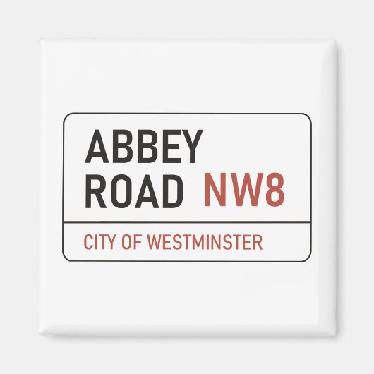 Abbey Road Magnet Magneet (Voorkant)
