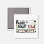 Abbey Road Sign Magneet (Voorkant / Achterkant)