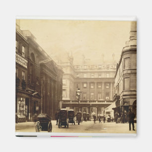 Abbey Square and Pump Rooms, Bath, c.1880 (b/w pho Magneet