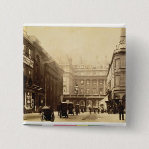 Abbey Square and Pump Rooms, Bath, c.1880 (b/w pho Vierkante Button 5,1 Cm