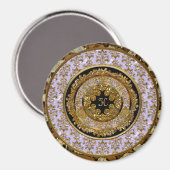 Abbigail Edeline Victoriaans Monogram Magneet (Voorkant / Achterkant)