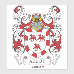 Abbot Family Crest Sticker