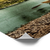 Abbotsford House van de rivier Tweed in Schotland Poster (Hoek)