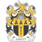 Abbott Family Crest Sticker (Voorkant)