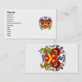 Abbott Family Crest Visitekaartje (Voorkant / Achterkant)