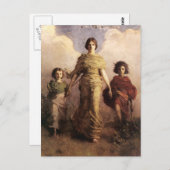 Abbott Handerson Thayer The Virgin Briefkaart (Voorkant / Achterkant)