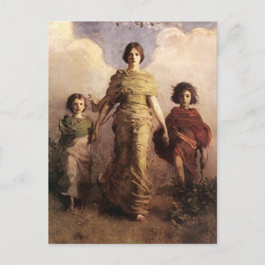 Abbott Handerson Thayer The Virgin Briefkaart (Voorkant)