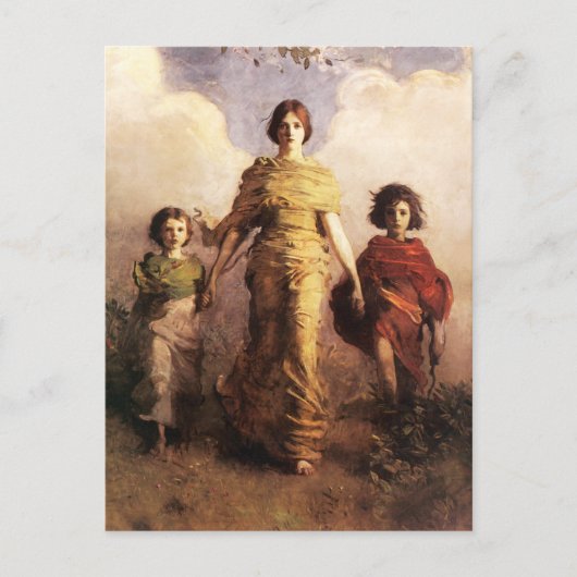 Abbott Handerson Thayer Une Carte Postale Vierge (Devant)