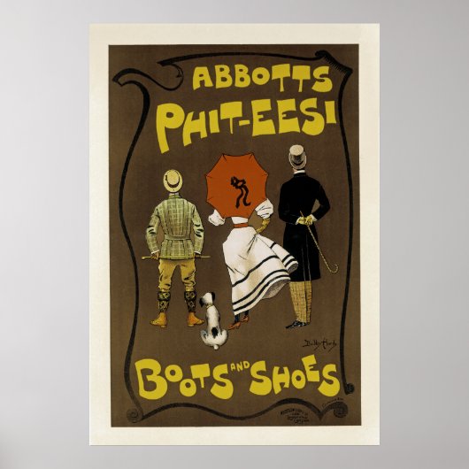 Abbotts Phit-Eesi ~ Boots and Shots Poster (Voorkant)