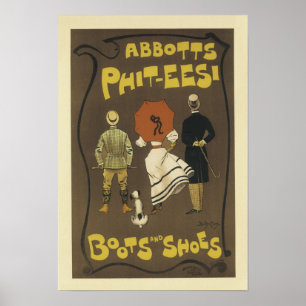 Abbotts Phit-eesi Boots and Shots Poster