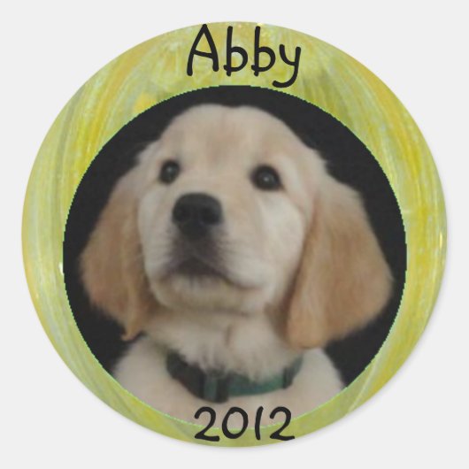 Abby 2012 Sticker Sheet (Voorkant)