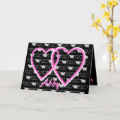 Abby B-day Card Kaart (Gele Bloem)