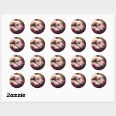 Abby Brittany Spaniel Ronde Sticker (Vel)