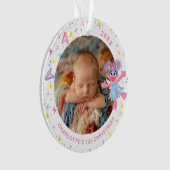 Abby Cadabby Baby's 1st Christmas Photo Ornament (devant)