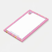Abby Cadabby Cupcake Feest Patroon Post-it® Notes (Schuin)