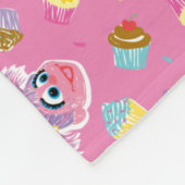Abby Cadabby Cupcake Party Pattern Fleece Deken (Hoek)
