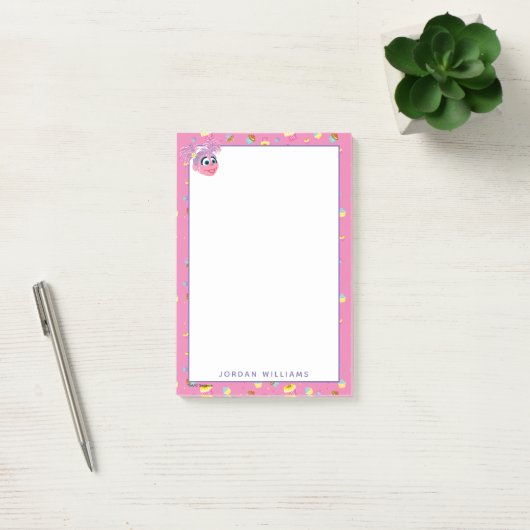 Abby Cadabby Cupcake Party Pattern Post-it® Notes (Kantoor)