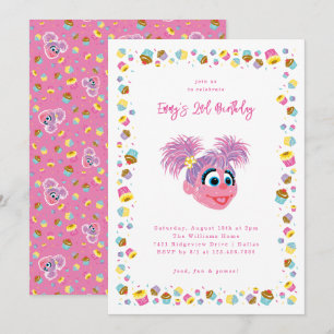 Abby Cadabby Cupcakes & Confetti Verjaardag Kaart