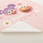 Abby Cadabby en Elmo | Flowers Forever Sherpa Deken (3/4)