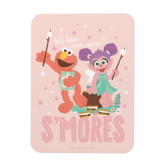 Abby Cadabby en Elmo | Laten we nog wat meer sport Magneet (Verticaal)