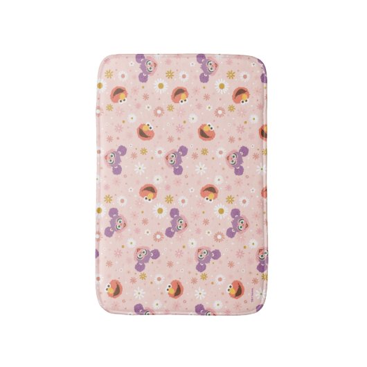 Abby Cadabby en Elmo | Woodland Pattern Badmat (Voorkant Verticaal)